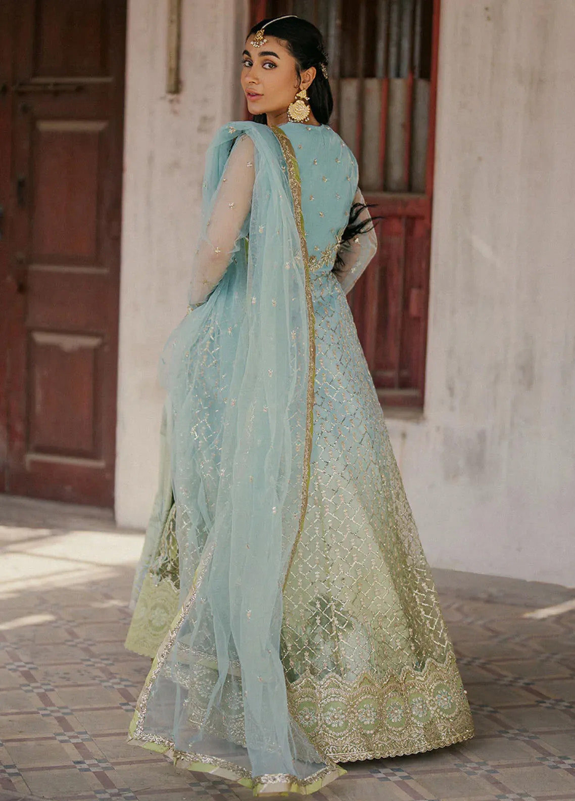 Pheli Si Muhabbat by Roheenaz Embroidered Net Suits Unstitched 3 Piece - RNZ24PSM 04 SABA Pheli Si Muhabbat by Roheenaz Embroidered Net Suits Unstitched 3 Piece - RNZ24PSM 04 SABA