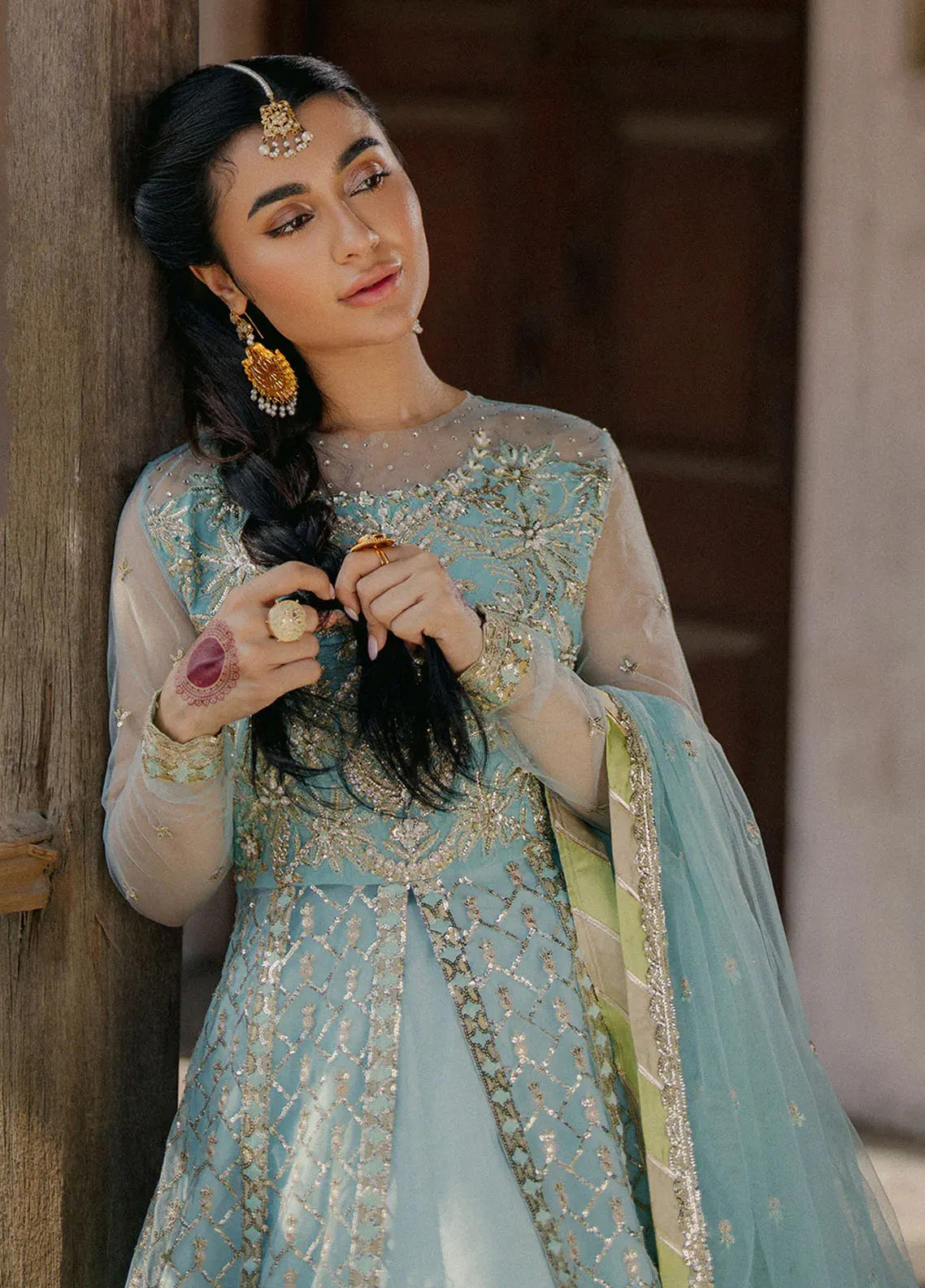 Pheli Si Muhabbat by Roheenaz Embroidered Net Suits Unstitched 3 Piece - RNZ24PSM 04 SABA Pheli Si Muhabbat by Roheenaz Embroidered Net Suits Unstitched 3 Piece - RNZ24PSM 04 SABA