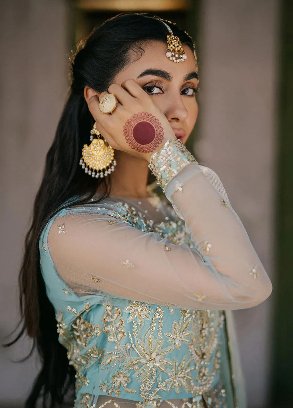 Pheli Si Muhabbat by Roheenaz Embroidered Net Suits Unstitched 3 Piece - RNZ24PSM 04 SABA Pheli Si Muhabbat by Roheenaz Embroidered Net Suits Unstitched 3 Piece - RNZ24PSM 04 SABA