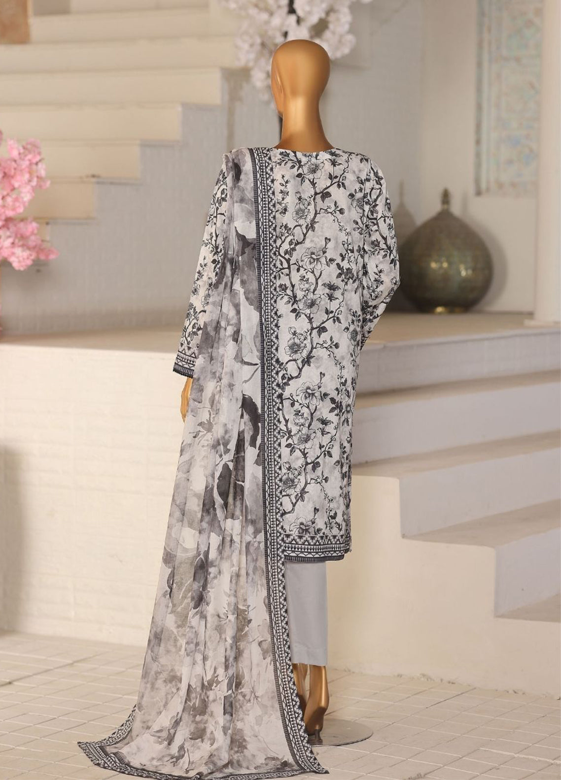 Platinum By HZ Textile Digital Printed Lawn 3 Piece Unstitched Suit HZ26PDP D-1180 Platinum By HZ Textile Digital Printed Lawn 3 Piece Unstitched Suit HZ26PDP D-1180