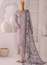 Platinum By HZ Textile Digital Printed Lawn 3 Piece Unstitched Suit HZ26PDP D-1184