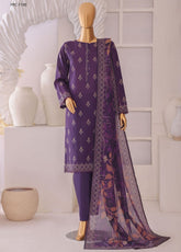 Platinum By HZ Textile Digital Printed Lawn 3 Piece Unstitched Suit HZ26PDP D-1190