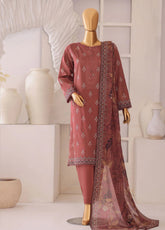 Platinum By HZ Textile Digital Printed Lawn 3 Piece Unstitched Suit HZ26PDP D-1191