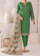 Platinum By HZ Textile Digital Printed Lawn 3 Piece Unstitched Suit HZ26PDP D-1198