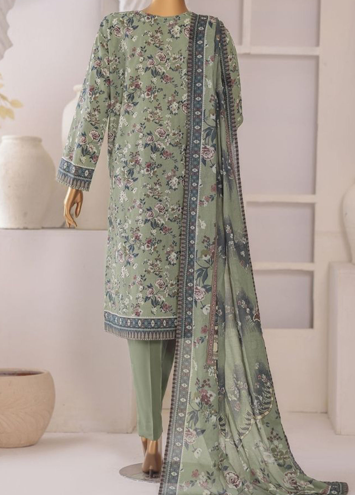 Platinum By HZ Textile Digital Printed Lawn 3 Piece Unstitched Suit HZ26PDP D-1199 Platinum By HZ Textile Digital Printed Lawn 3 Piece Unstitched Suit HZ26PDP D-1199