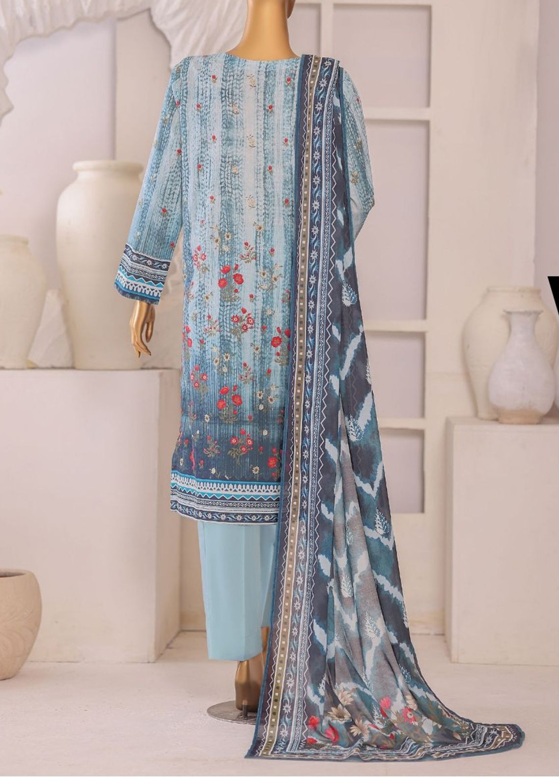 Platinum By HZ Textile Digital Printed Lawn 3 Piece Unstitched Suit HZ26PDP D-1205 Platinum By HZ Textile Digital Printed Lawn 3 Piece Unstitched Suit HZ26PDP D-1205
