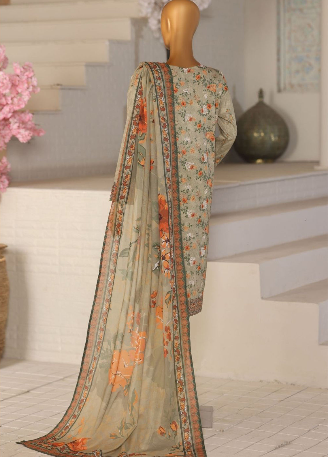 Platinum By HZ Textile Digital Printed Lawn 3 Piece Unstitched Suit HZ26PDP D-1207 Platinum By HZ Textile Digital Printed Lawn 3 Piece Unstitched Suit HZ26PDP D-1207