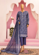Platinum By HZ Textile Printed Lawn Unstitched 3 Piece Suit - HZ24PL PPC-76