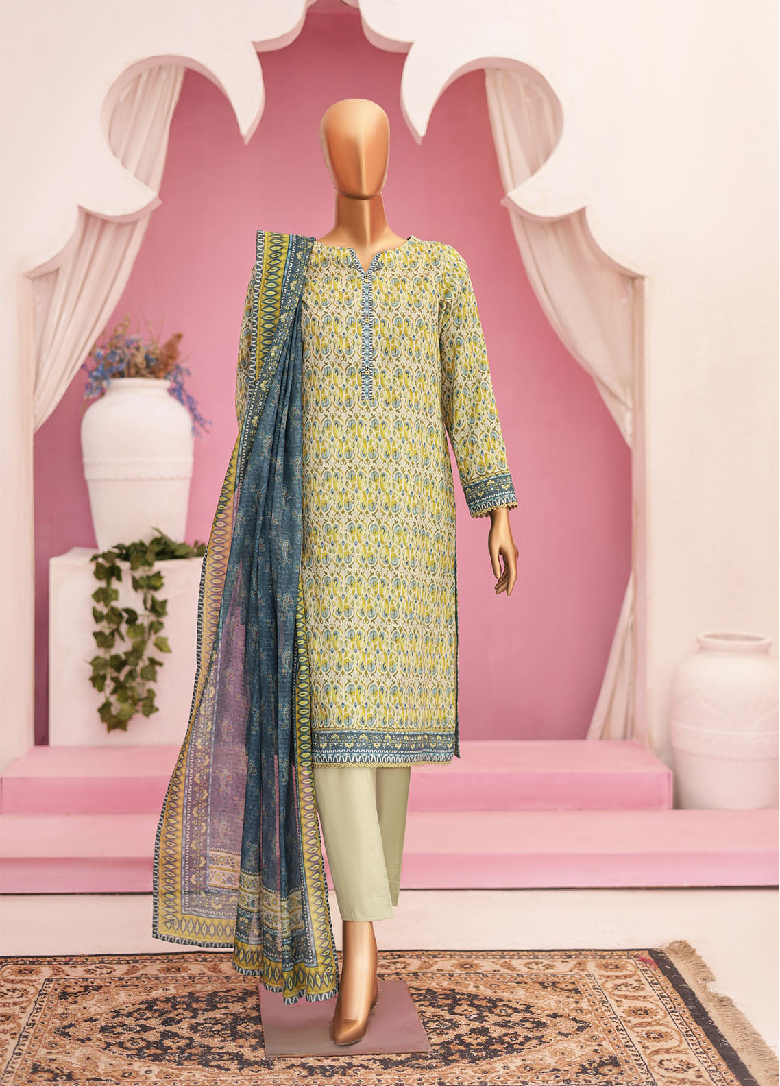 Platinum By HZ Textile Printed Lawn Unstitched 3 Piece Suit - HZ24PL PPC-77 Platinum By HZ Textile Printed Lawn Unstitched 3 Piece Suit - HZ24PL PPC-77
