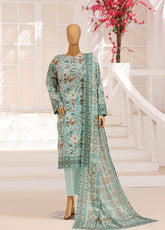 Platinum Floral By HZ Textile Printed Lawn 3 Piece Unstitched Suit HZ26PFP D-3226
