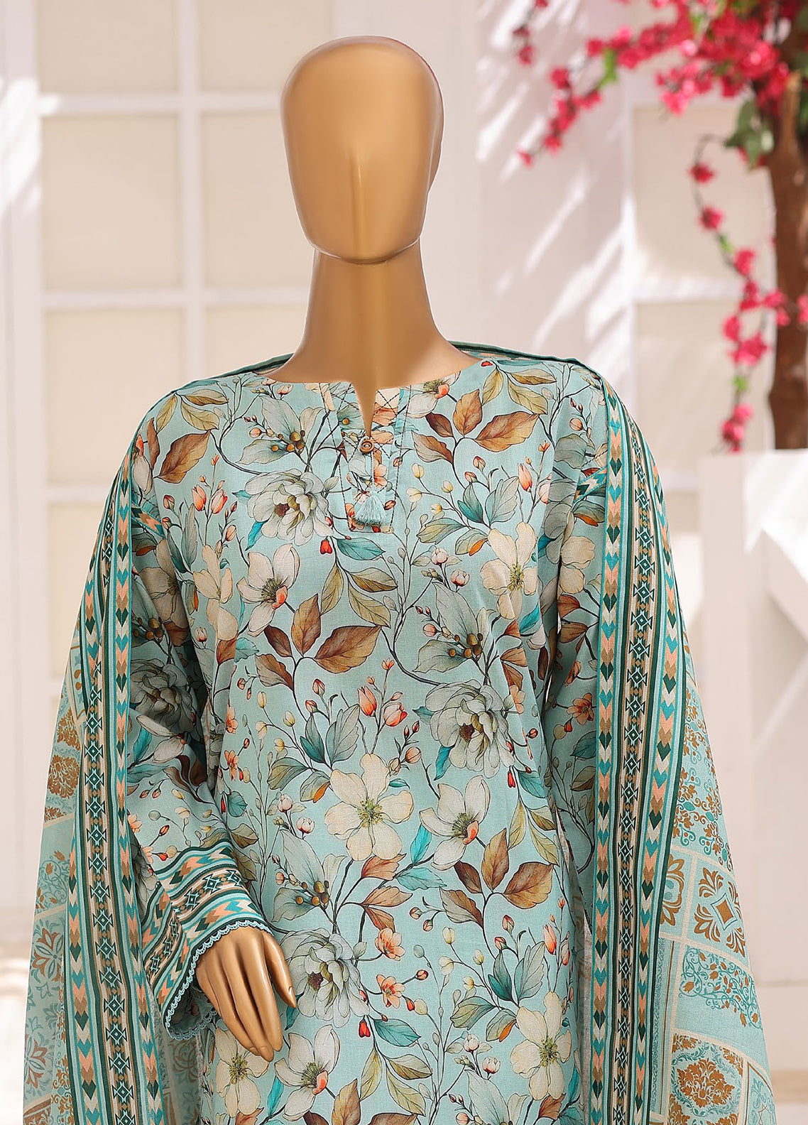 Platinum Floral By HZ Textile Printed Lawn 3 Piece Unstitched Suit HZ26PFP D-3226 Platinum Floral By HZ Textile Printed Lawn 3 Piece Unstitched Suit HZ26PFP D-3226