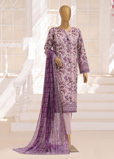 Platinum Floral By HZ Textile Printed Lawn 3 Piece Unstitched Suit HZ26PFP D-3228