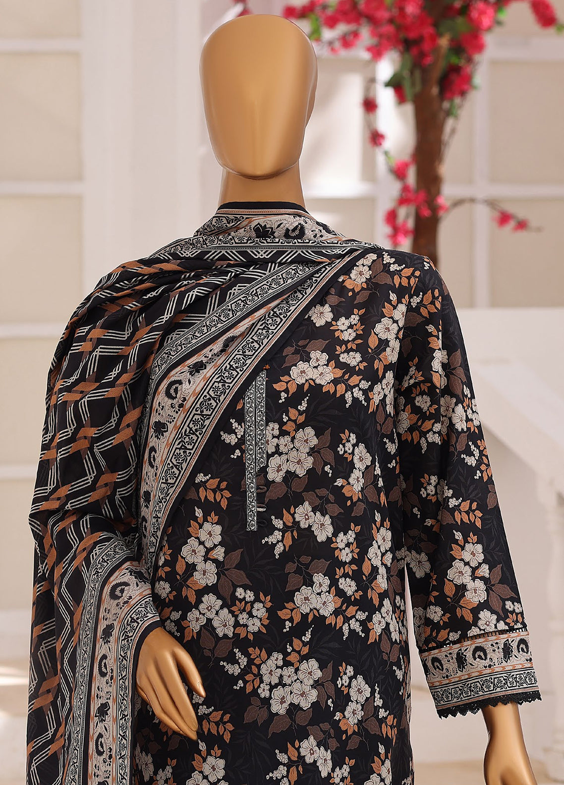 Platinum Floral By HZ Textile Printed Lawn 3 Piece Unstitched Suit HZ26PFP D-3229 Platinum Floral By HZ Textile Printed Lawn 3 Piece Unstitched Suit HZ26PFP D-3229