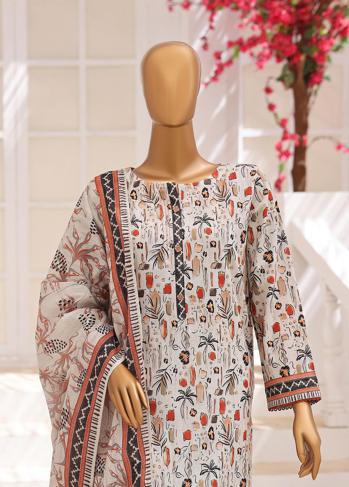 Platinum Floral By HZ Textile Printed Lawn 3 Piece Unstitched Suit HZ26PFP D-3230 Platinum Floral By HZ Textile Printed Lawn 3 Piece Unstitched Suit HZ26PFP D-3230