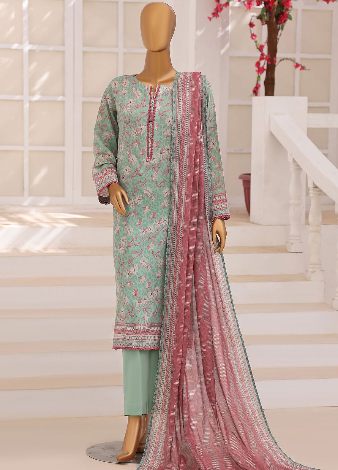 Platinum Floral By HZ Textile Printed Lawn 3 Piece Unstitched Suit HZ26PFP D-3231 Platinum Floral By HZ Textile Printed Lawn 3 Piece Unstitched Suit HZ26PFP D-3231