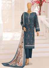 Platinum Floral By HZ Textile Printed Lawn 3 Piece Unstitched Suit HZ26PFP D-3232