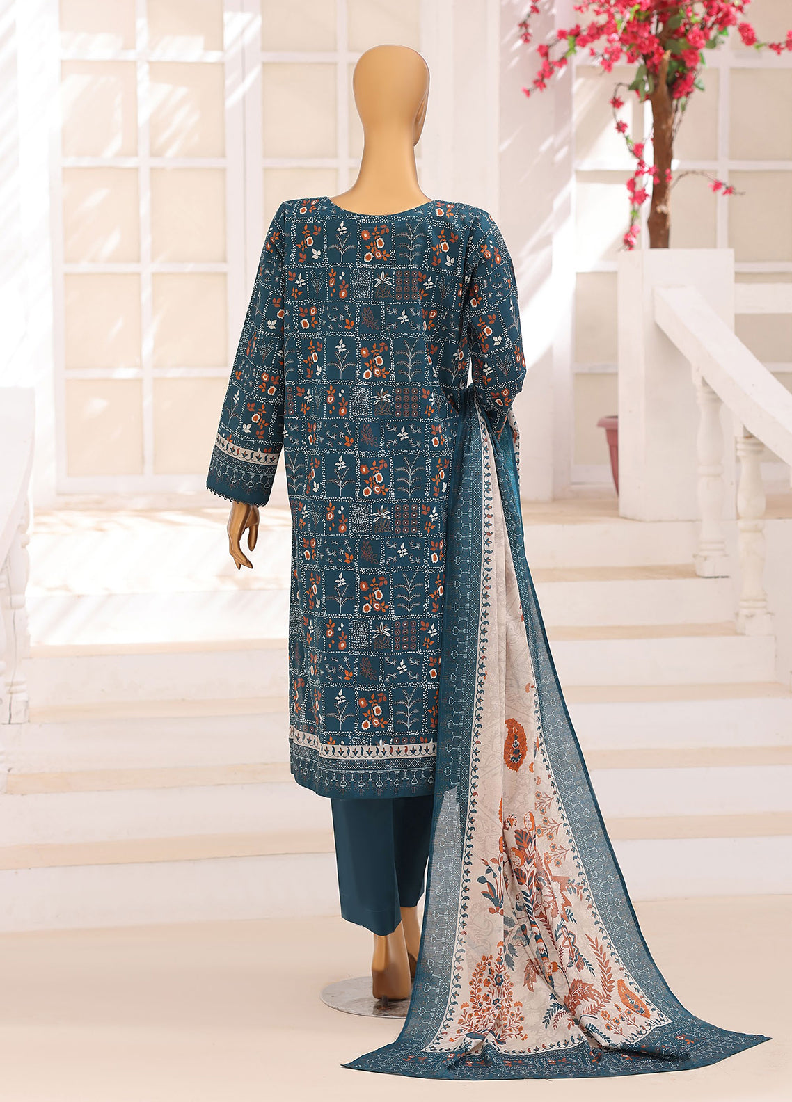 Platinum Floral By HZ Textile Printed Lawn 3 Piece Unstitched Suit HZ26PFP D-3232 Platinum Floral By HZ Textile Printed Lawn 3 Piece Unstitched Suit HZ26PFP D-3232
