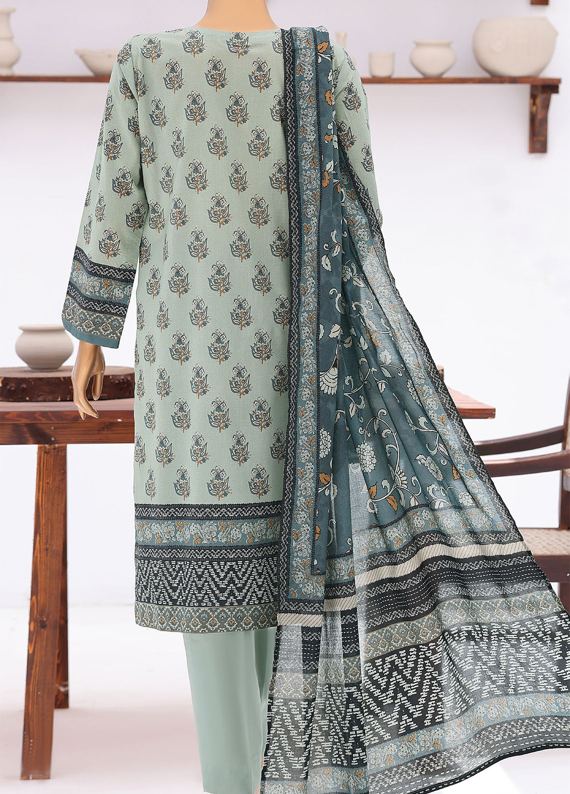 Platinum Jaipuri By HZ Textile Block Print Lawn 3 Piece Unstitched Suit HZ26PJBP D-235 Platinum Jaipuri By HZ Textile Block Print Lawn 3 Piece Unstitched Suit HZ26PJBP D-235