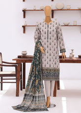 Platinum Jaipuri By HZ Textile Block Print Lawn 3 Piece Unstitched Suit HZ26PJBP D-236