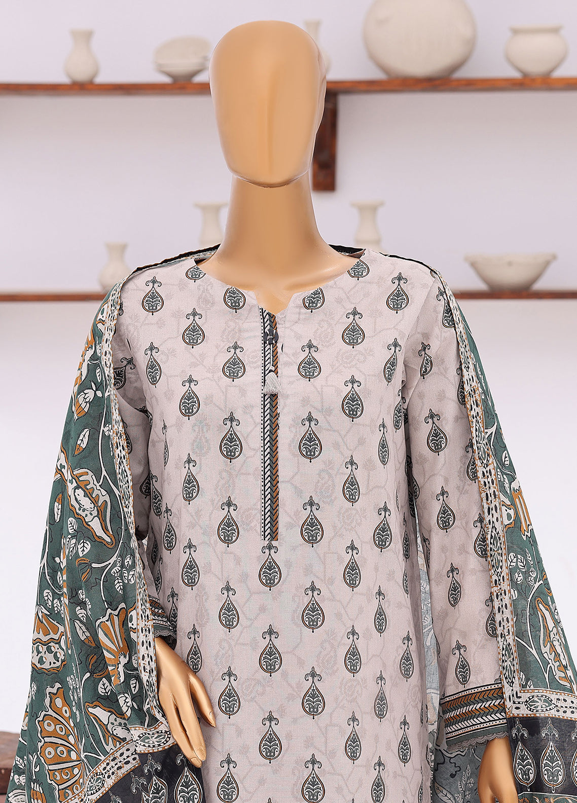 Platinum Jaipuri By HZ Textile Block Print Lawn 3 Piece Unstitched Suit HZ26PJBP D-236 Platinum Jaipuri By HZ Textile Block Print Lawn 3 Piece Unstitched Suit HZ26PJBP D-236