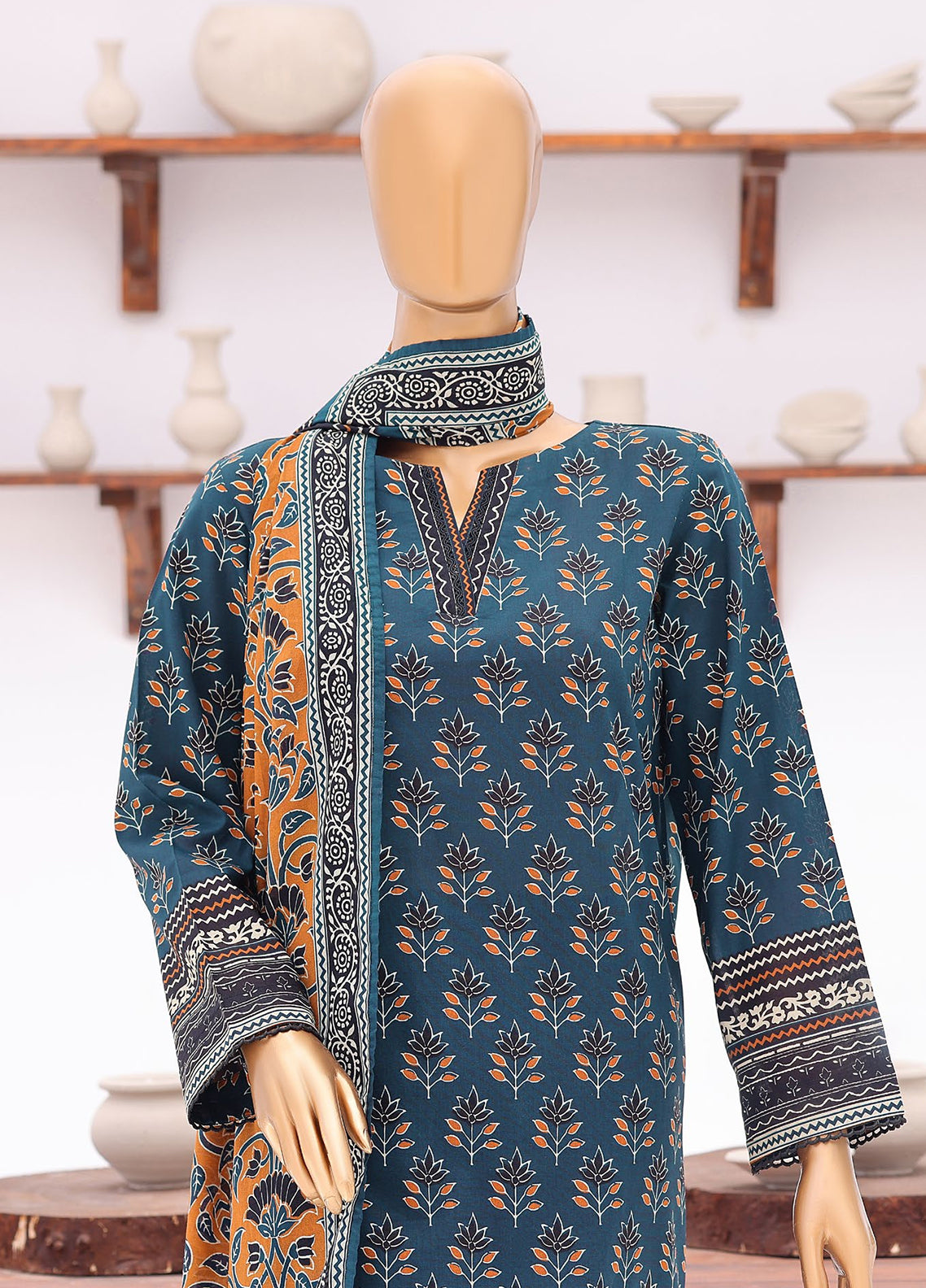 Platinum Jaipuri By HZ Textile Block Print Lawn 3 Piece Unstitched Suit HZ26PJBP D-239 Platinum Jaipuri By HZ Textile Block Print Lawn 3 Piece Unstitched Suit HZ26PJBP D-239
