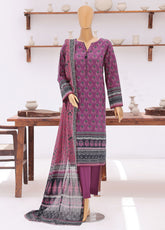 Platinum Jaipuri By HZ Textile Block Print Lawn 3 Piece Unstitched Suit HZ26PJBP D-240