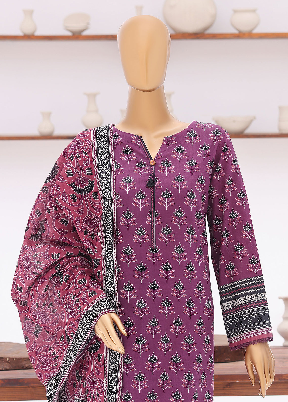 Platinum Jaipuri By HZ Textile Block Print Lawn 3 Piece Unstitched Suit HZ26PJBP D-240 Platinum Jaipuri By HZ Textile Block Print Lawn 3 Piece Unstitched Suit HZ26PJBP D-240