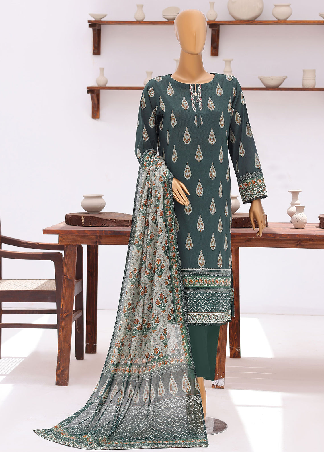 Platinum Jaipuri By HZ Textile Block Print Lawn 3 Piece Unstitched Suit HZ26PJBP D-248 Platinum Jaipuri By HZ Textile Block Print Lawn 3 Piece Unstitched Suit HZ26PJBP D-248