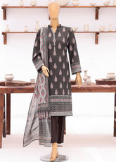 Platinum Jaipuri By HZ Textile Block Print Lawn 3 Piece Unstitched Suit HZ26PJBP D-249