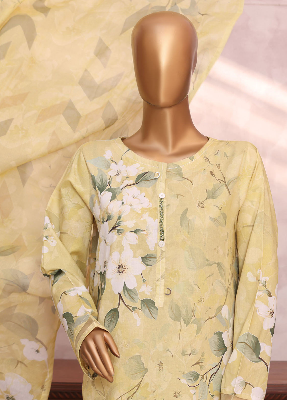Printkari By HZ Textile Embrodered Lawn 3 Piece Stitched Suit HZ26PD1 D-819 Printkari By HZ Textile Embrodered Lawn 3 Piece Stitched Suit HZ26PD1 D-819