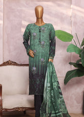 Printkari By HZ Textile Embrodered Lawn 3 Piece Stitched Suit HZ26PD1 D-823