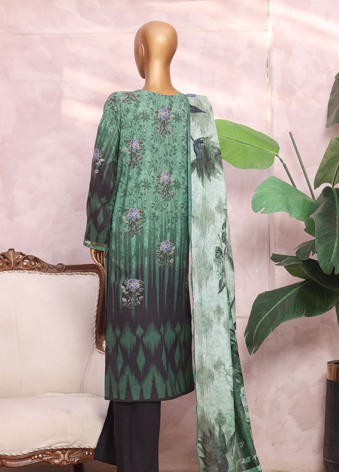 Printkari By HZ Textile Embrodered Lawn 3 Piece Stitched Suit HZ26PD1 D-823 Printkari By HZ Textile Embrodered Lawn 3 Piece Stitched Suit HZ26PD1 D-823