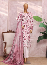 Printkari By HZ Textile Embrodered Lawn 3 Piece Stitched Suit HZ26PD1 D-829