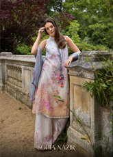 Prints By Sobia Nazir Embroidered Lawn 3 Piece Unstitched Suit SN26PV2 D-1A