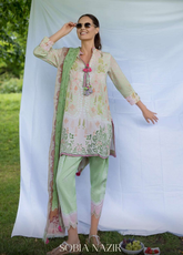 Prints By Sobia Nazir Embroidered Lawn 3 Piece Unstitched Suit SN26PV2 D-2A