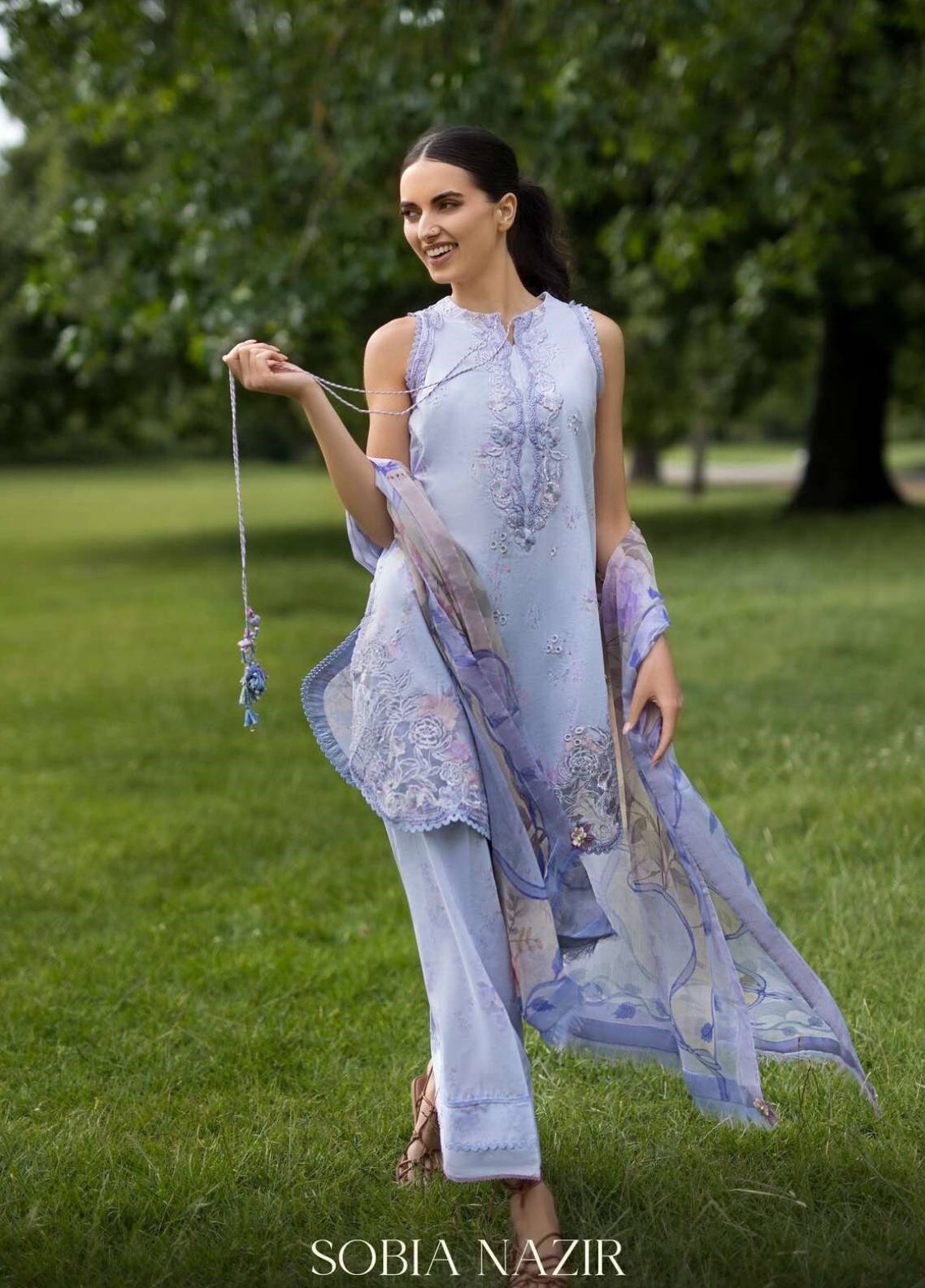 Prints By Sobia Nazir Embroidered Lawn 3 Piece Unstitched Suit SN26PV2 D-6A Prints By Sobia Nazir Embroidered Lawn 3 Piece Unstitched Suit SN26PV2 D-6A