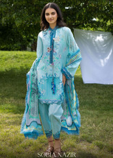 Prints By Sobia Nazir Embroidered Lawn 3 Piece Unstitched Suit SN26PV2 D-7B