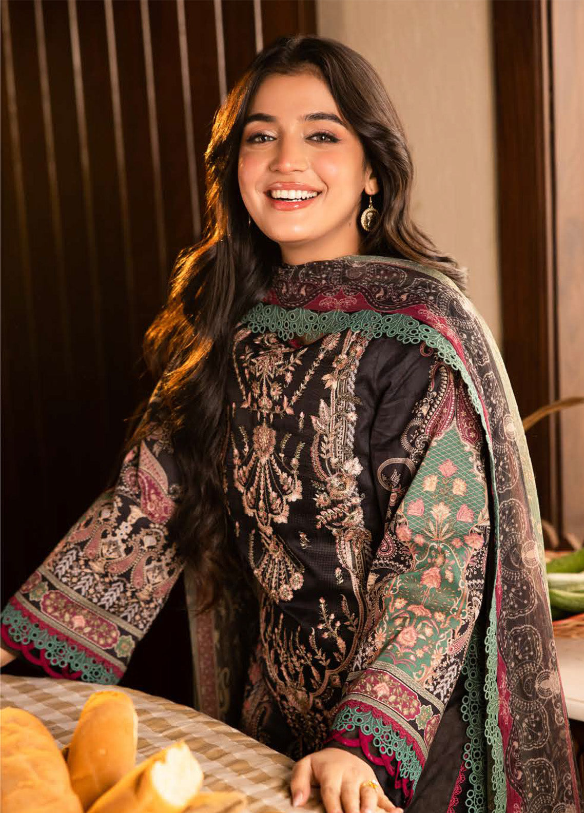Prints by Asim Jofa Embroidered Lawn Suits Unstitched 3 Piece - AJ25PL4 AJUBJ-03 Prints by Asim Jofa Embroidered Lawn Suits Unstitched 3 Piece - AJ25PL4 AJUBJ-03