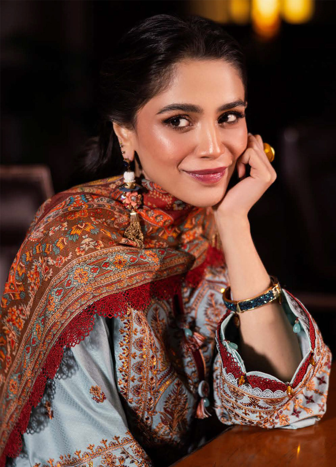 Prints by Asim Jofa Embroidered Lawn Suits Unstitched 3 Piece - AJ25PL4 AJUBJ-11 Prints by Asim Jofa Embroidered Lawn Suits Unstitched 3 Piece - AJ25PL4 AJUBJ-11