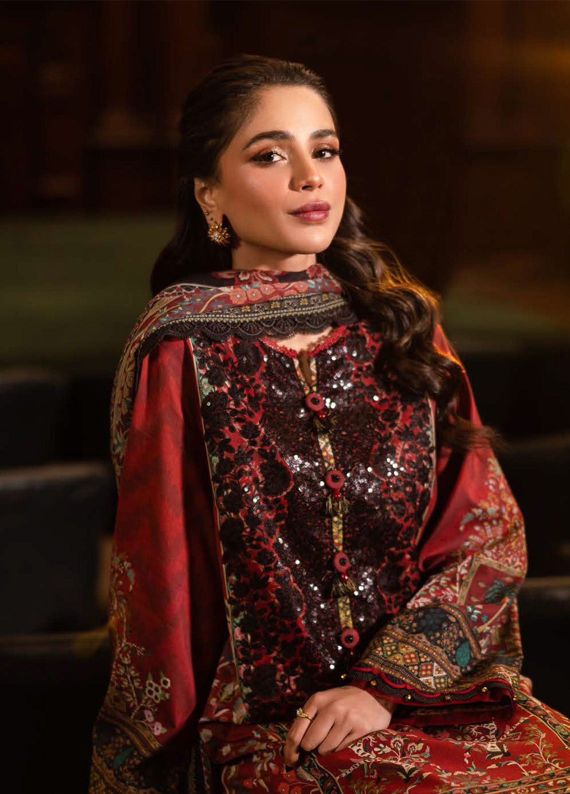 Prints by Asim Jofa Embroidered Lawn Suits Unstitched 3 Piece - AJ25PL6 AJUBJ-09 Prints by Asim Jofa Embroidered Lawn Suits Unstitched 3 Piece - AJ25PL6 AJUBJ-09