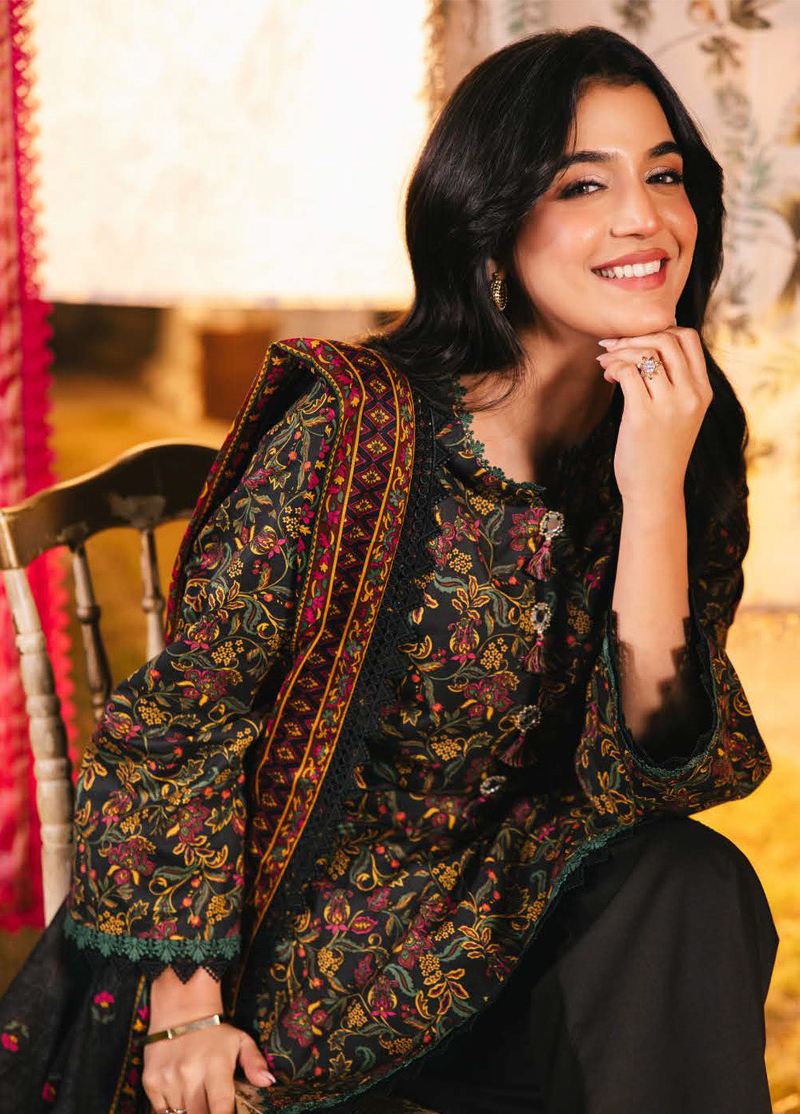 Prints by Asim Jofa Printed Lawn Suits Unstitched 3 Piece - AJ25PL4 AJUBJ-25 Prints by Asim Jofa Printed Lawn Suits Unstitched 3 Piece - AJ25PL4 AJUBJ-25