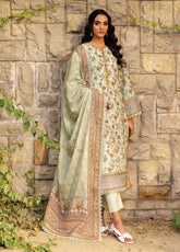 Prints by Asim Jofa Printed Lawn Suits Unstitched 3 Piece - AJ25PL4 AJUBJ-52