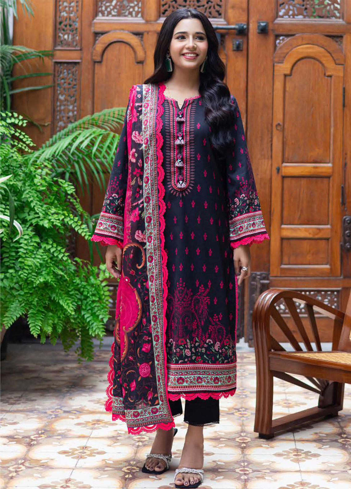 Prints by Asim Jofa Printed Lawn Suits Unstitched 3 Piece - AJ25PL4 AJUUB-21 Prints by Asim Jofa Printed Lawn Suits Unstitched 3 Piece - AJ25PL4 AJUUB-21