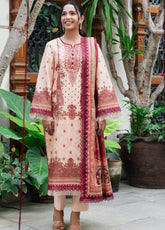 Prints by Asim Jofa Printed Lawn Suits Unstitched 3 Piece - AJ25PL4 AJUUB-22