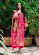 Prints by Asim Jofa Printed Lawn Suits Unstitched 3 Piece - AJ25PL4 AJUUB-24