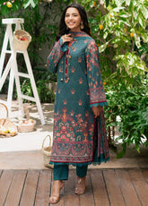 Prints by Asim Jofa Printed Lawn Suits Unstitched 3 Piece - AJ25PL4 AJUUB-26