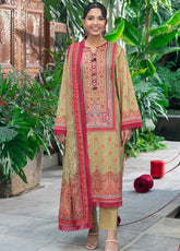 Prints by Asim Jofa Printed Lawn Suits Unstitched 3 Piece - AJ25PL5 AJUUB-28