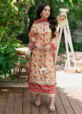 Prints by Asim Jofa Printed Lawn Suits Unstitched 3 Piece - AJ25PL5 AJUUB-31