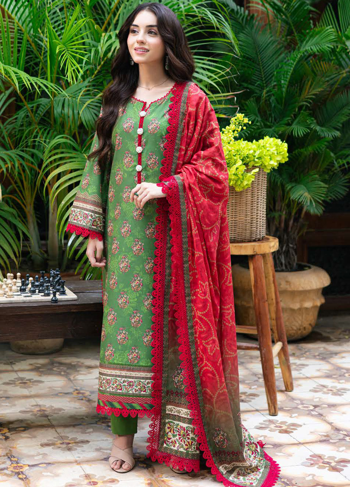 Prints by Asim Jofa Printed Lawn Suits Unstitched 3 Piece - AJ25PL5 AJUUB-40 Prints by Asim Jofa Printed Lawn Suits Unstitched 3 Piece - AJ25PL5 AJUUB-40