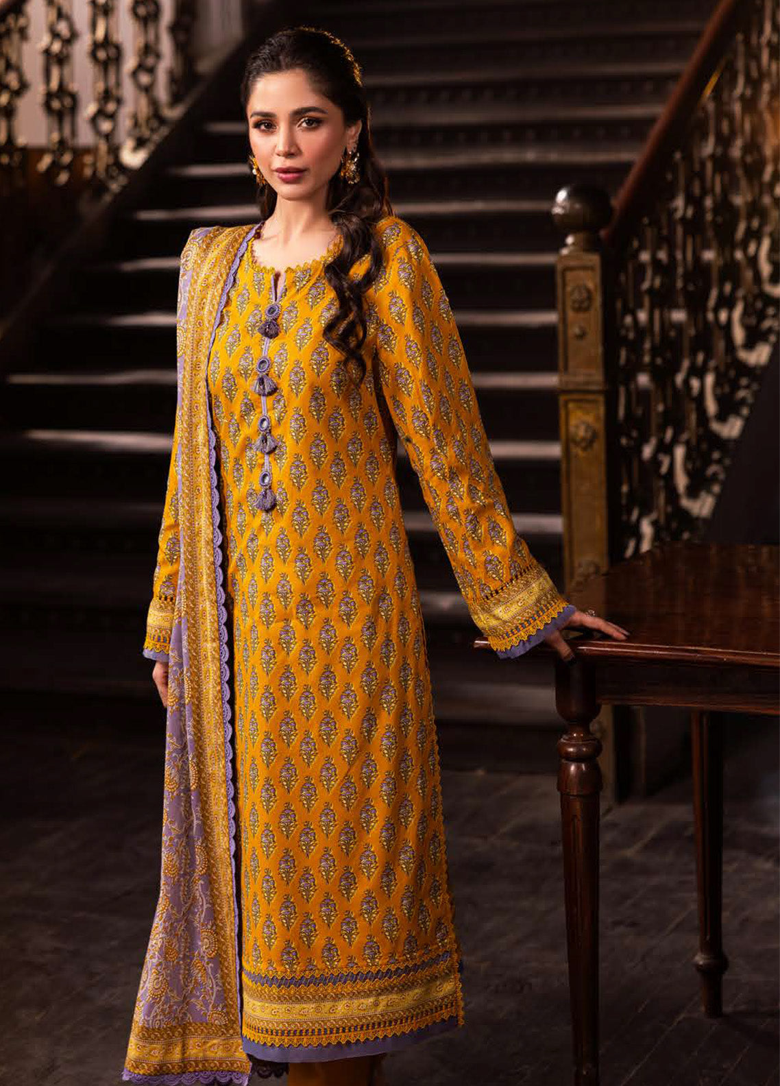 Prints by Asim Jofa Printed Lawn Suits Unstitched 3 Piece - AJ25PL6 AJUBJ-53 Prints by Asim Jofa Printed Lawn Suits Unstitched 3 Piece - AJ25PL6 AJUBJ-53